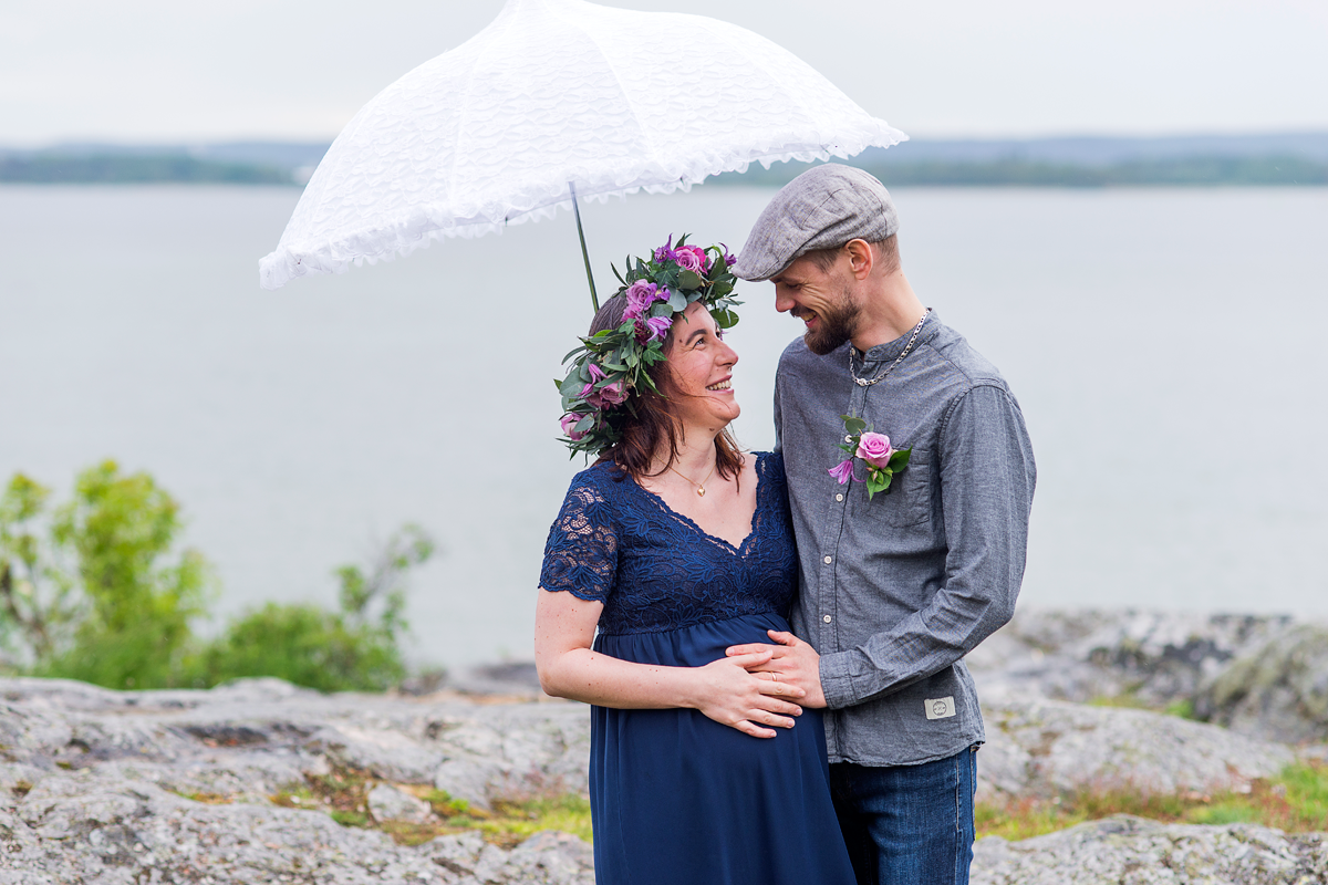 Gravidfotografering Norrköping – Cecilia & Jonas